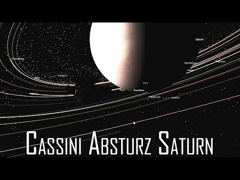 Cassini 15.09.2017 14:00 CET crash on Saturn