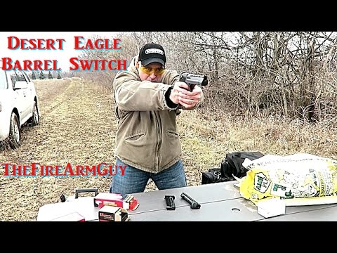 How Fast Can You Switch a.44 Mag to .50AE with a Desert Eagle? - TheFireArmGuy