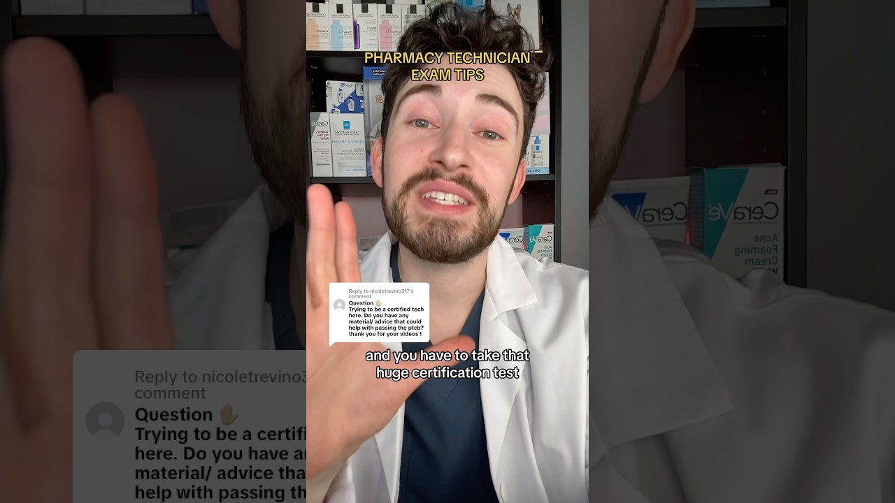 Tips for Pharmacy Technician Exam! #ptcbexam #ptcb #pharmacytechnician