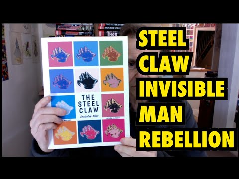 Steel Claw Invisible Man from Rebellion Treasury Of British Comics UK Book Review
