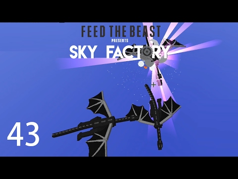 Sky Factory 3 w/ xB - RFTOOLS DRAGON DIMENSION [E43] (Minecraft Modded Sky Block)