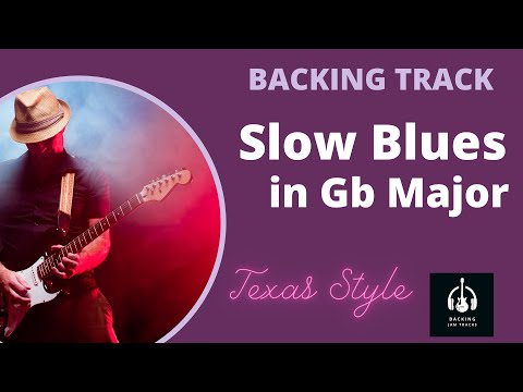 Gb Blues Backing Track - Best Backing Jam Tracks - Slow Blues G Flat #backingtrack #blues #jamtrack