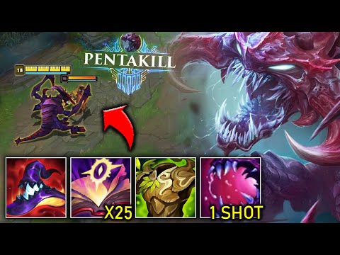 1000 AP CHO'GATH EATS YOU FROM 100% HP (8000+ HP, 30 ULT STACKS, 38 KILLS)