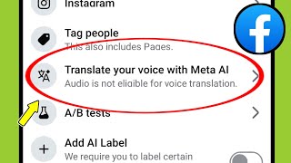 Facebook Reels | Translate your voice with Meta Al Reach viewers in mo
