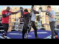 ALEXANDER POVETKIN VS. DILLIAN WHYTE  2 - PAD WORKOUT COMPARISON | POVETKIN VS WHYTE 2