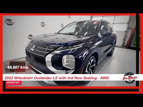 For Sale | 2022 Mitsubishi Outlander LE with 3rd Row Seating - AWD | Used SUV | Pre-owned Vehicles