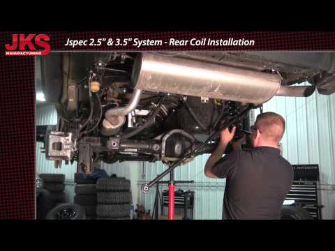 JKS Jspec Suspension Install - JK Rear Coil Installation