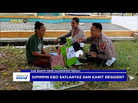 SATLANTAS POLRES BARITO GALAKKAN SATU HARI SATU KEBAIKAN