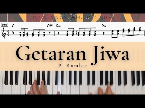 Getaran Jiwa - P. Ramlee | Piano Tutorial (EASY) | WITH Music Sheet | JCMS