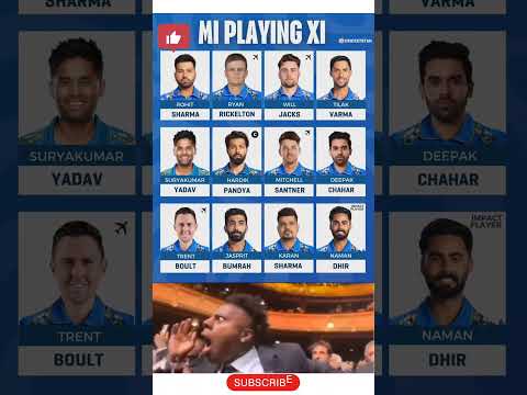 Mi playing 11 2025 | mumbai Indians playing 11 2025 |#mi #shorts #mumbaiindians #ipl2025#rohitsharma