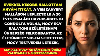 Évek Némasága Után Hallottam Anyám Suttogni: "Sosem Tudja Meg"—De Már Hallottam...