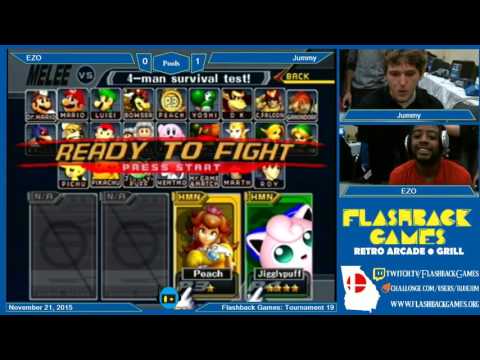 Flashback Games Presents: Tournament 19 - EZO (Jigglypuff) Vs. Jummy (Fox) Pools