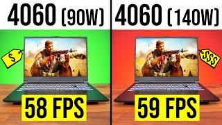 High Powered RTX 4050/4060/4070 Laptops Are a Waste