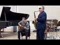 Andy Brown and Harry Allen duet on "You and the Night and the Music" at CCM Masterclass 10/28/25