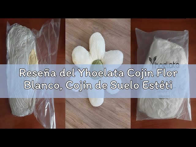 Vídeo relacionado con Yhoelata Cojin Flor Verde, Cojín de Suelo Estético para Habitación, Cojines Sofa, Cojines Cama Decoración de Dormitorio, Decoración de Habitación Infantil, 40 cm