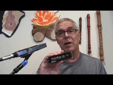 Ken Leiboff loops with a Lucky 13 bass blues harmonica