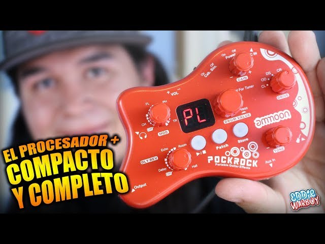 Vídeo relacionado con Procesador De Efectos Múltiples Para Guitarra Eléctrica Bajo Con Procesamiento Señales Digitales Estudio Listo Para Escenario Actuaciones Pedal Efectos Procesamiento Señales Digitales
