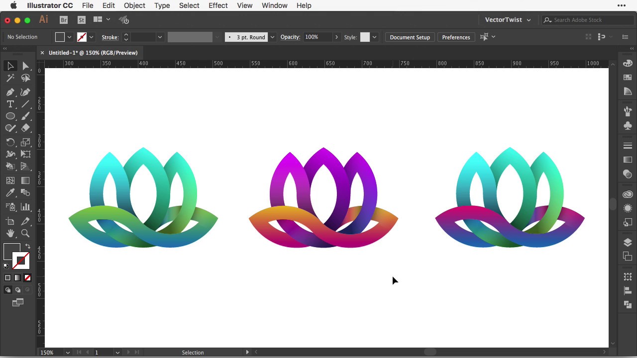 How to Create a Logo in Illustrator with the Paint Bucket Tool