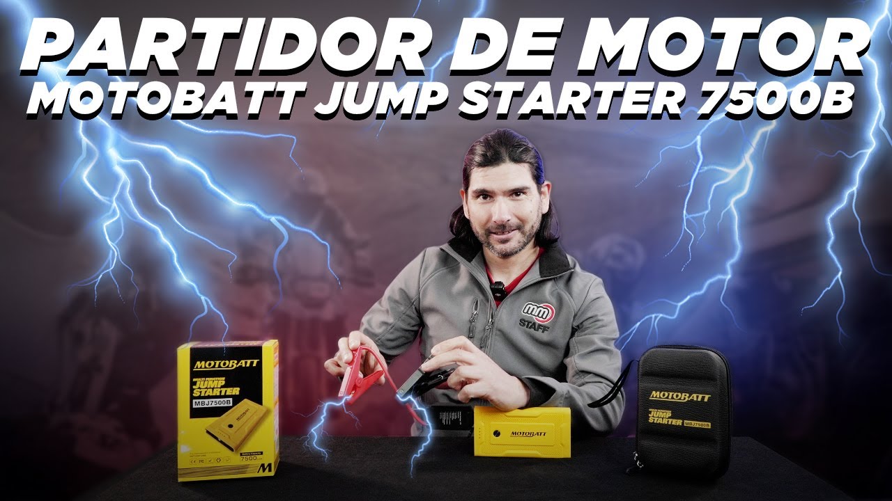 Motobatt Partidor de motor - Jump Starter 7500B