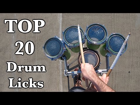 Top 20 Drum Licks that you've NEVER seen before