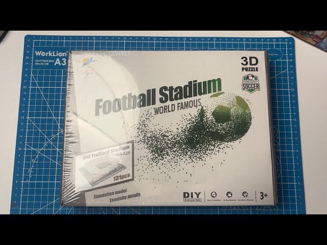 Vídeo relacionado con Georgie Porgy 3D Estadio de Fútbol Puzzles Modelo Juguetes de Construcción Conjuntos para Niños Regalos de Cumpleaños (Old Trafford Estadio 46PCS)