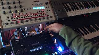 Video thumbnail for Jomox Alpha Base drum machine and Moonwind stereo tracking analog filter - 100% wet to 50/50 by Charles Whiley