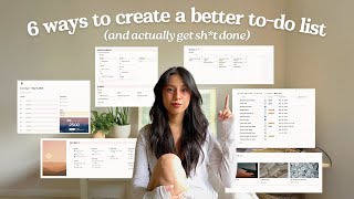 6 ways to create better to-do lists in notion 📝✨ (with due dates, cale
