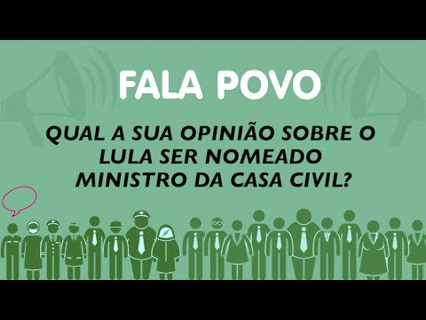 Fala Povo! Lula nomeado ministro