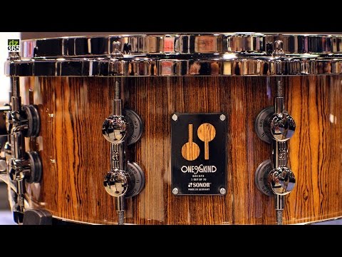 Sonor - One Of A Kind snare drums Bocote and Cocobolo