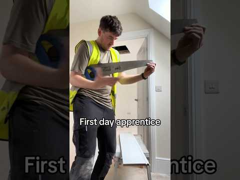 First Day Apprentice Vs Qualified Carpenter #carpenter #apprentice #funny #diy #construction #build