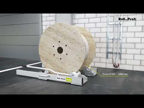 Roll..Profi JUMBO – Large cable drum roller