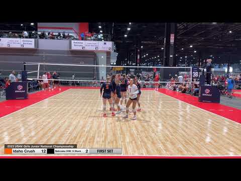 2023 USAV National Championship - Idaho Crush 14 Bower vs Nebraska ONE 14 Black