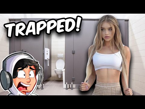 TRAPPED in a BATHROOM with MY CRUSH (STORYTIME)