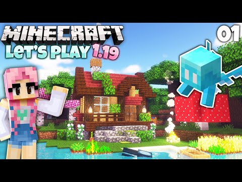 NEW WORLD 🌱 Mangrove Starter Cottage!! | Minecraft Let’s Play 1.19