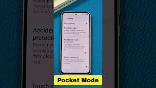 How to enable Pocket Mode for Samsung A54