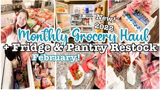 HUGE GROCERY HAUL 2022 | FRIDGE & PANTRY RESTOCK | MASSIVE WALMART & SAMS CLUB GROCERY HAUL
