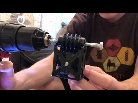 3D printed worm and worm gear