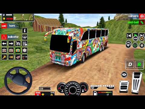 Best Bus Games 2025 - Real Coach Bus Realistic Offroad Driving Games 3D - Android GamePlay