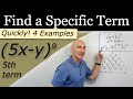 Find A Specific Term In A Binomial Expansion Quickly