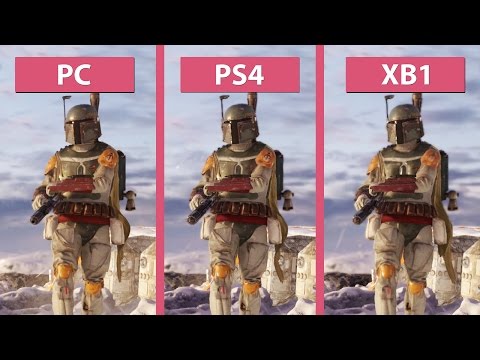Star Wars Battlefront – PC vs. PS4 vs. Xbox One Graphics Comparison [FullHD][60fps]