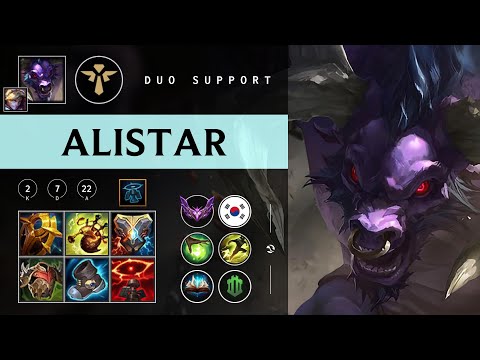 Alistar Support vs Nautilus - KR Master Patch 26.01