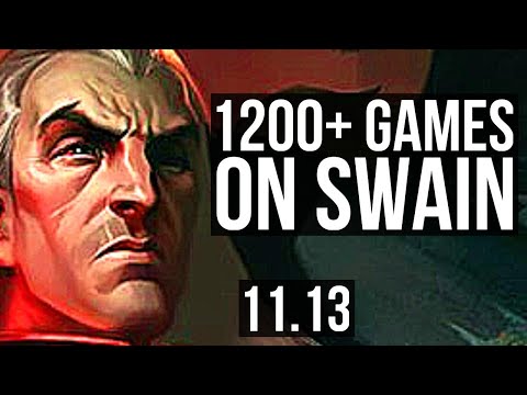 SWAIN & Zilean vs XAYAH & Lulu (ADC) | 1200+ games, 15/4/12, Legendary | BR Master | v11.13