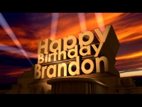 Happy Birthday Brandon