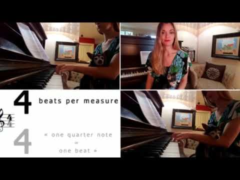 Beginner Piano Lesson 8: How many beats are in a measure? What’s a beat? And What is a measure?!?!