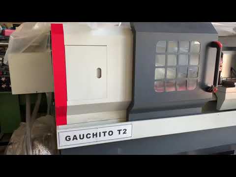 Torno cnc Gauchito T2 linea Turri Siemens con plato y contrapunta hidraulica