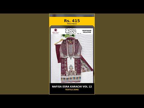 Nafisa Esra Karachi Vol 12 – product video thumbnail