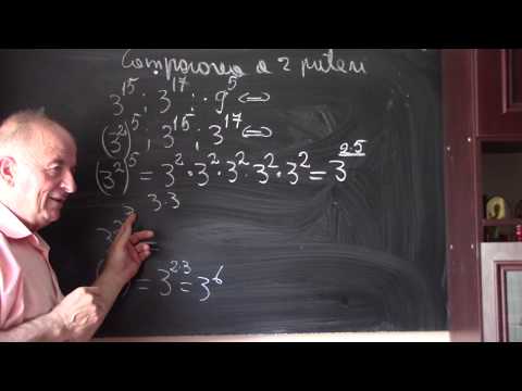 1/2 Lectia 1552 Clasa 5 - Compararea a doua puteri cu baze si exponenti diferiti Operatii cu puteri