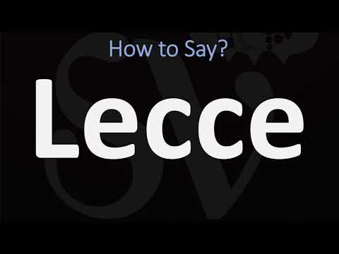 How to Pronounce Lecce? (CORRECTLY)