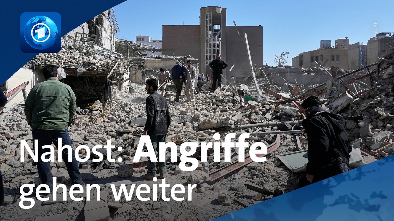 Krankenhaus, Atomanlagen und Öl-Raffinerie beschädigt: Israel, USA und Iran mit weiteren Angriffen