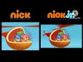 Nick SPTP Vs Nick Jr Block SPTP Bumper Comparison 2012 2014